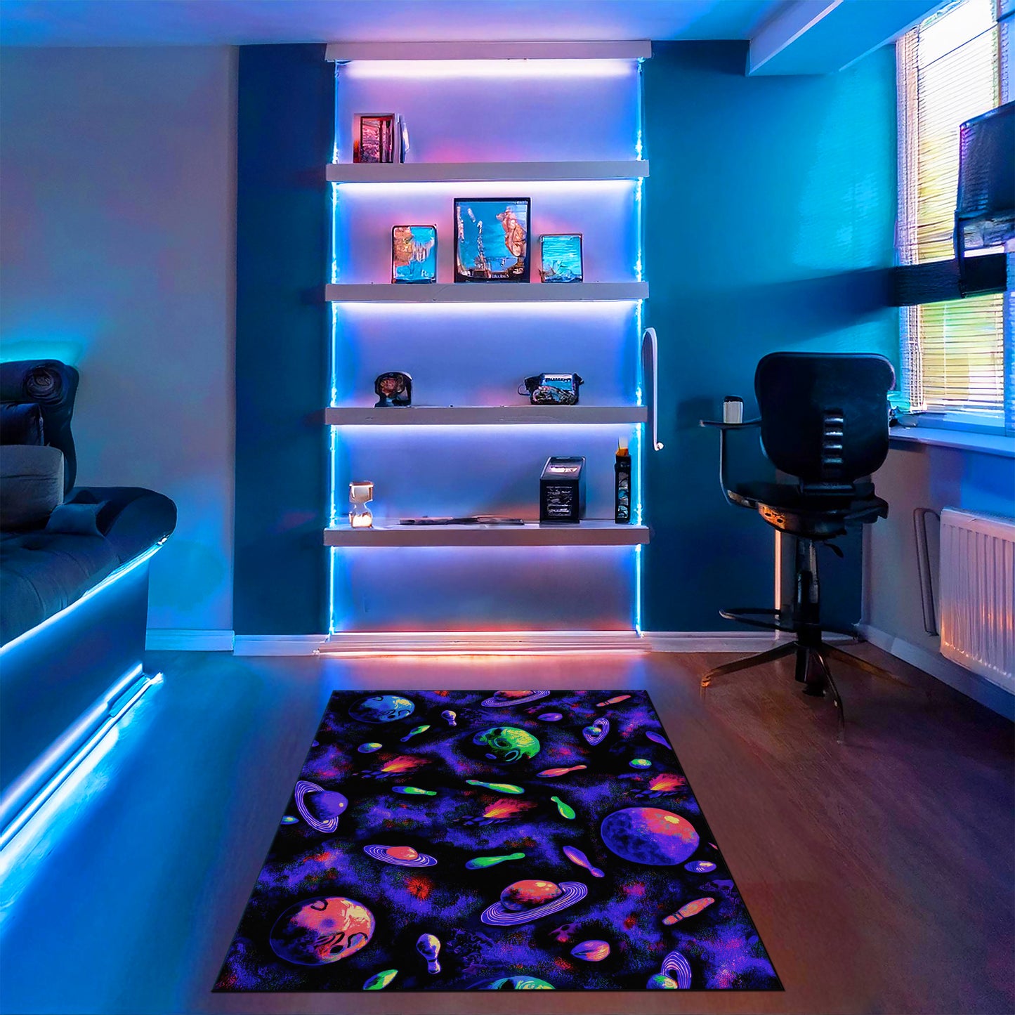 Gamer Halısı - Oyun Temalı Halı, Erkek Çocuk Odası ve Oyun Odası İçin