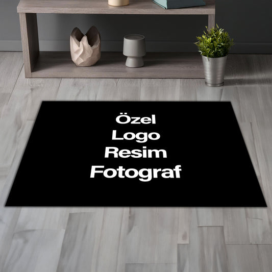 Kişiye Özel Logo ve Fotoğraflı Halı | Özelleştirilebilir Tasarım Halı