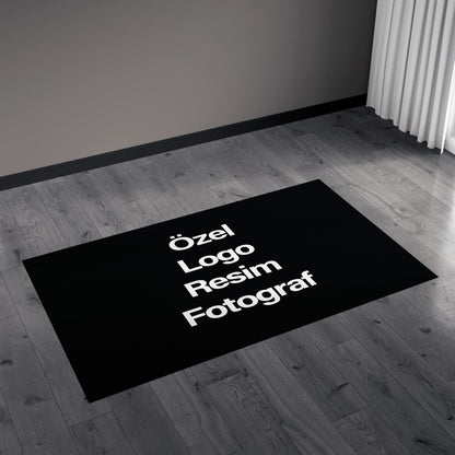 Kişiye Özel Logo ve Fotoğraflı Halı | Özelleştirilebilir Tasarım Halı