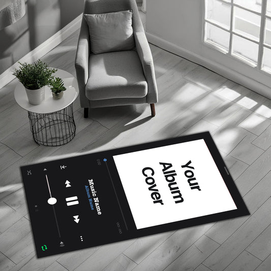 "Kişiye Özel Spotify Halısı | Albüm Kapağı ve Şarkı ile Özelleştirilebilir Halı"